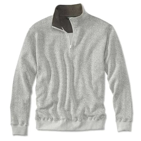 Men's Ultra-Ragg Zipneck Sweatshirt - Deep Navy, Size XX Large, Orvis