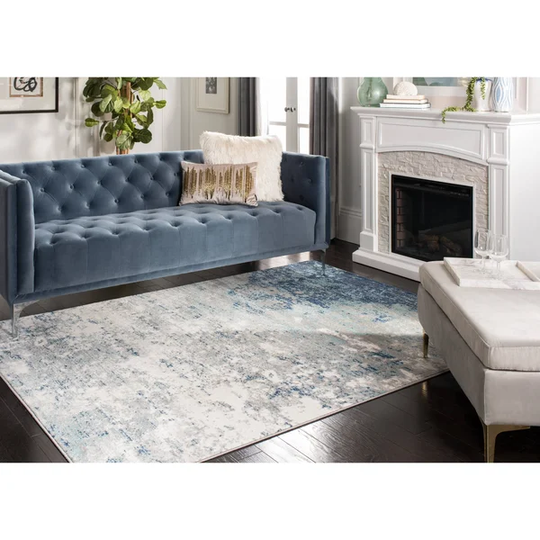 Safavieh Brentwood Alaia Abstract Runner Rug, Grey/Ivory, 2& x 14&