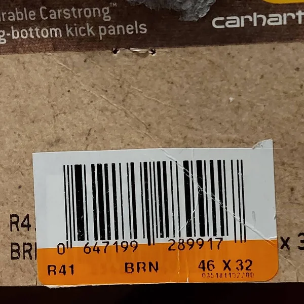 Carhartt Duck Zip to Thigh Quilt Lined Bib Overall - Factory 2nds