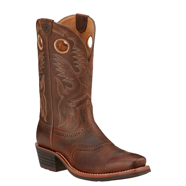 Ariat Men's Square Toe Heritage Roughstock Boots - 9.5