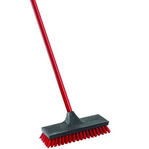 Libman Floor Scrub - Polymer fibers, Red, 6 Complete Scrubs (LIB-00547)