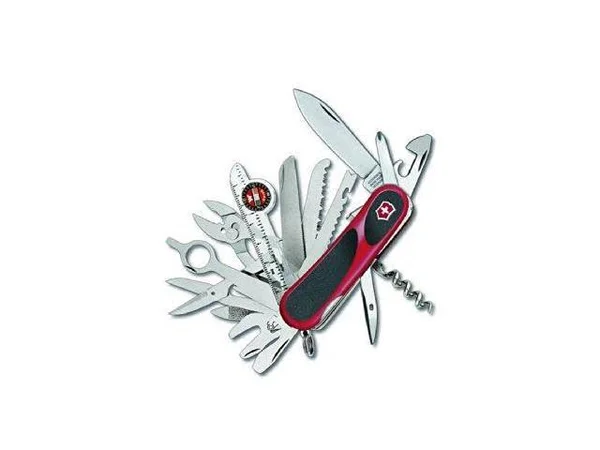 Victorinox Evogrip S54 Swiss Army Knife Red & Black 2.5in.