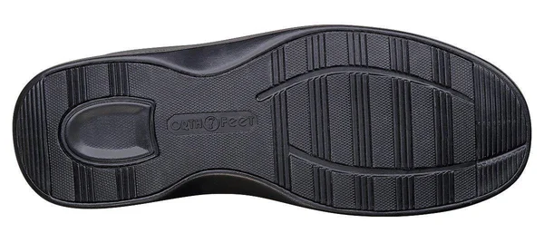 Orthofeet Men's Carnegie - Size: 13, Black Leather