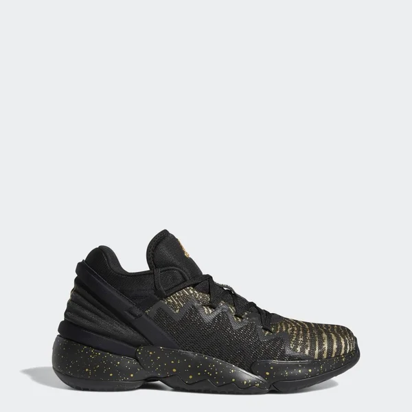 Adidas D.O.N. Issue #2 Basketball Shoes Black - Gold- Mens- Size 7.5 M