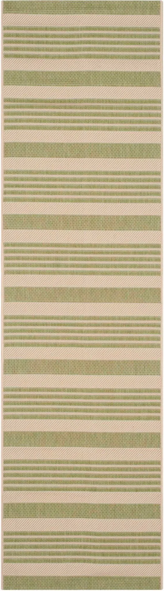 Safavieh Courtyard Brown & Bone 5&-3x22 x 7&-7x22 Indoor/Outdoor Rug