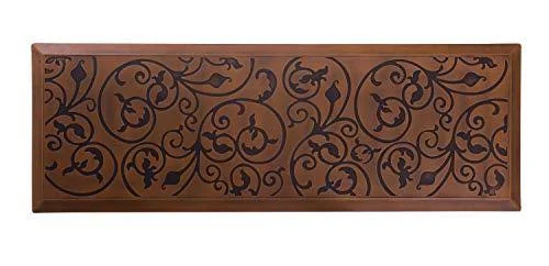 Amcomfy Kitchen Anti Fatigue Mat Comfort Floor Mats 24 by 70 inch - Antique Series