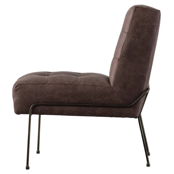 New Pacific Direct James PU Leather Chair, Devore Gray