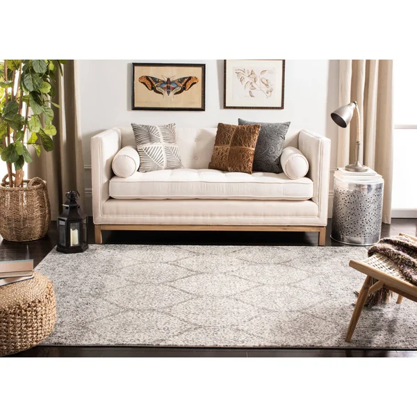 Safavieh Madison Rug Collection MAD604H - Cream - Orange - 10& x 14&
