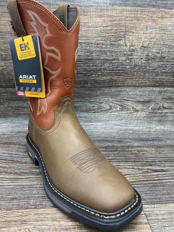 Ariat Men's Wide Square Toe Workhog Work Boots
