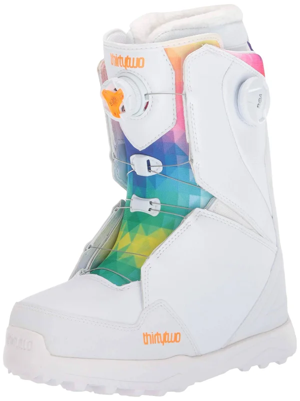 ThirtyTwo Lashed Double Boa Snowboard Boot - Women's White, 9.5