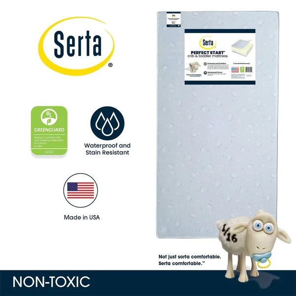 Serta Perfect Start Crib and Toddler Mattress