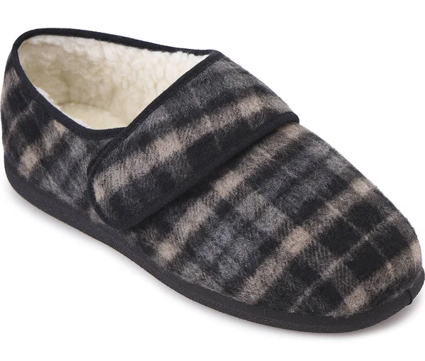 Cosyfeet Rudolph Extra Roomy Men's Fabric Shoes