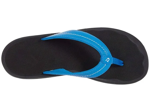 Olukai &Ohana Women's Flip Flops Ocean Blue - Black - 5