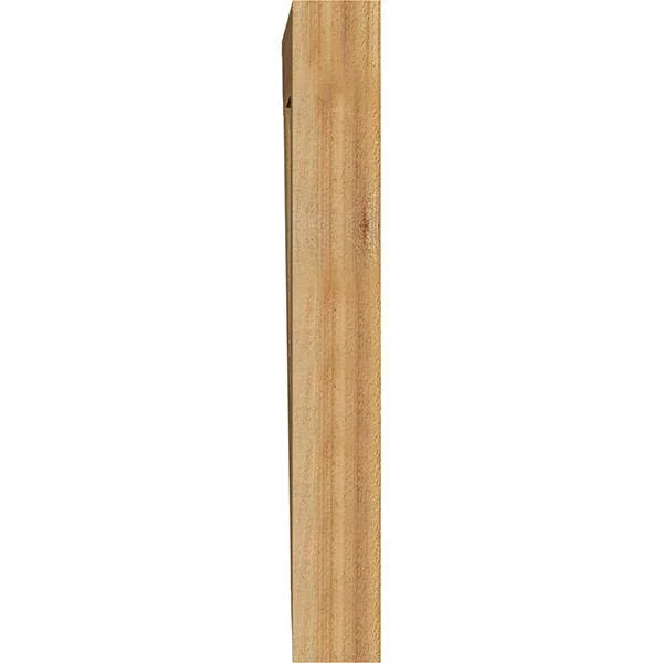 Ekena Millwork BKT04X22X30TRA01RWR Traditional Rough Sawn BRACKET - 4x22 Width x 22x22 Depth x 30x22 Height, Western Red Cedar