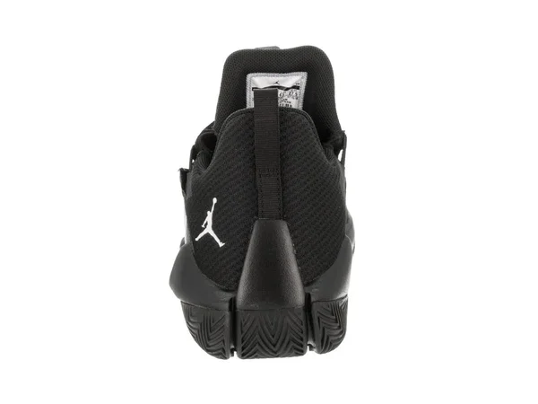 Jordan Jumpman Hustle Basketball Shoe - Men's Black/White/Black