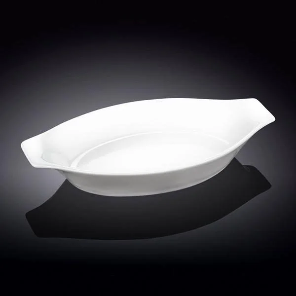 Wilmax Fine Porcelain Set of 6 Baking Dishes 8 inch, 20 cm Wl-997008/a, White
