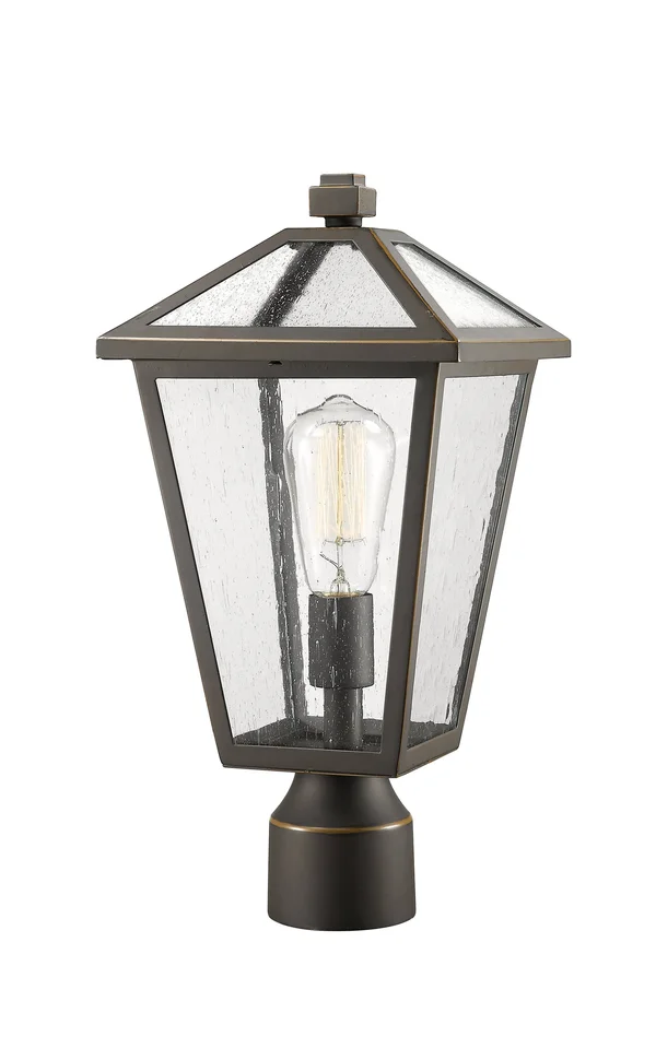 Z-Lite 579PHMR-ORB Rubbed Bronze 1 Light Outdoor Post Mount Fixture