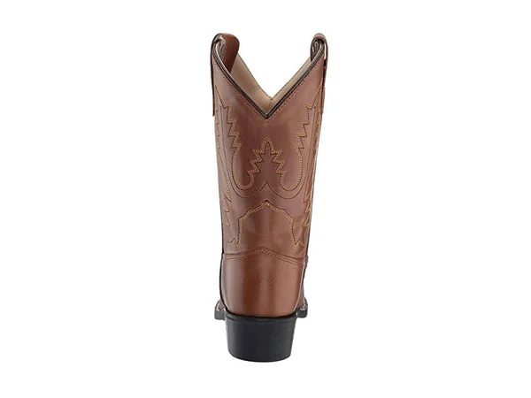 Old West Boys& Corona Calfskin Cowboy Boots - Round Toe
