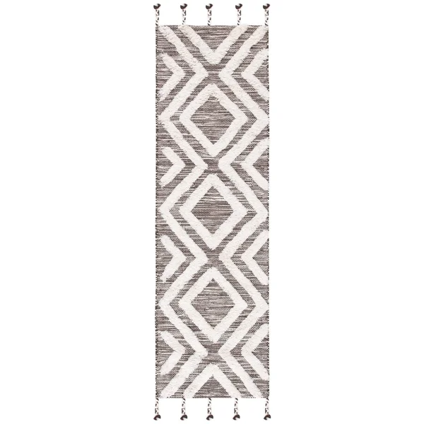 Safavieh Kenya Rug Collection KNY331Z - Black - Ivory - 8& x 10&