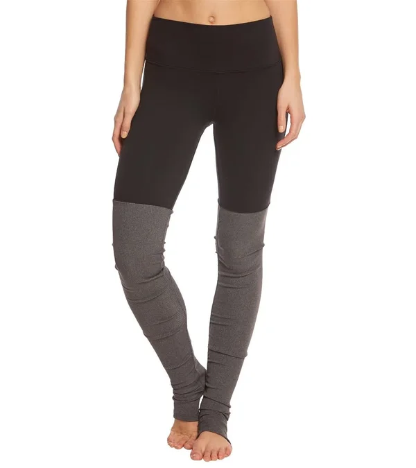 ALO YOGA High-Waist Goddess Legging - Women's Black/Stormy Heather, XS