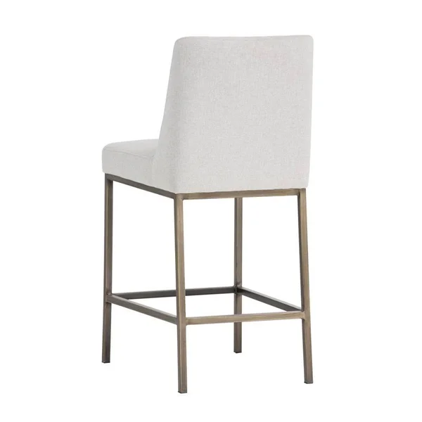 Sunpan Leighland Counter Stool - Light Grey