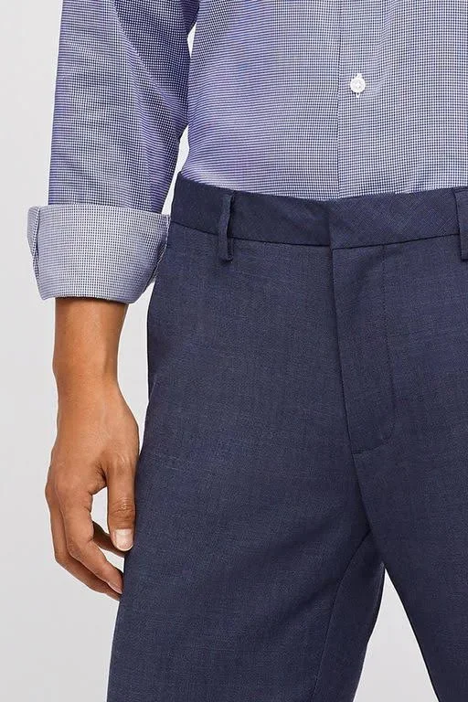 Bonobos Tech Wool Dress Pants - Blue - Casual Pants