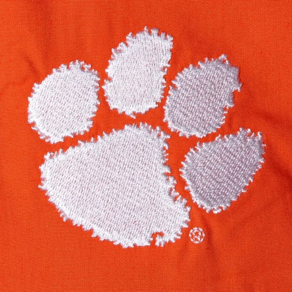 Columbia Men's Short Sleeve Collegiate Bonehead Shirt - Clemson Tigers-Spark Orange - M
