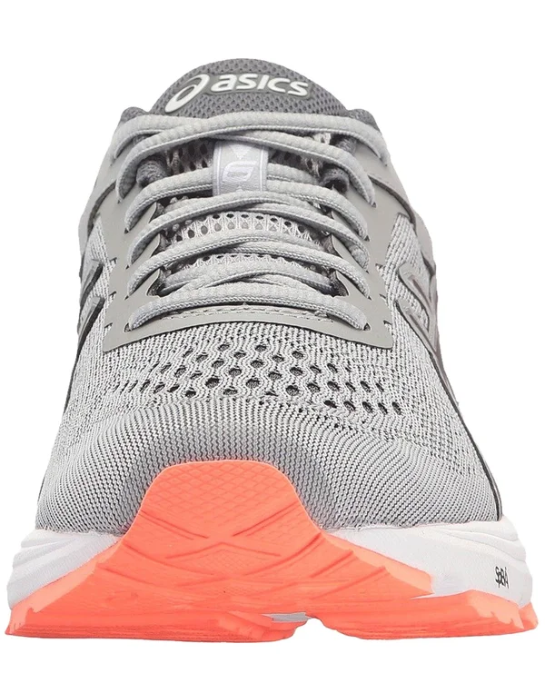 Asics Women's GT-1000 6 Running Shoe, Mid Grey/Flash Coral, 6