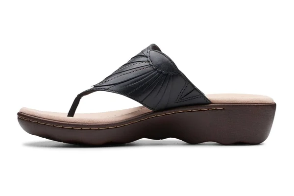 Clarks Women's Phebe Pearl, Black Leather Size: 5 M
