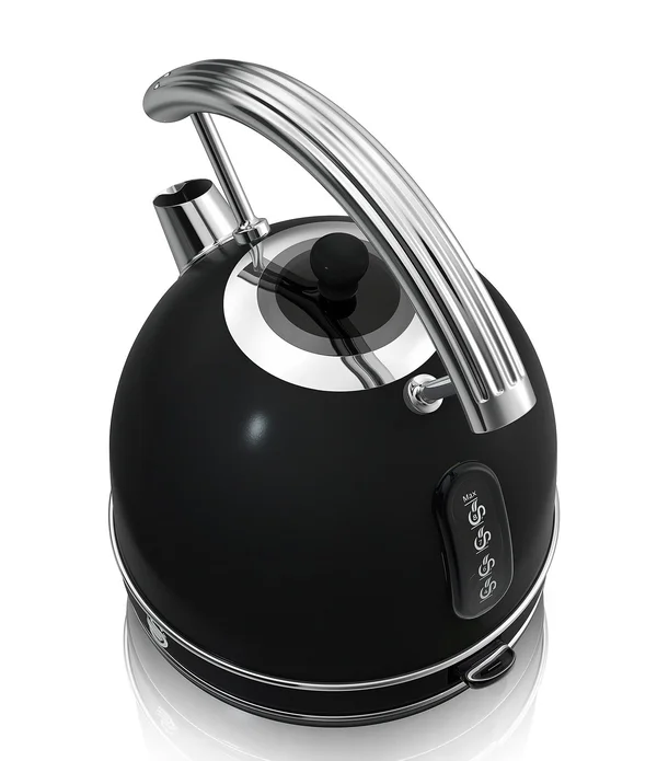 Retro Dome Kettle 1.7L Red - Swan