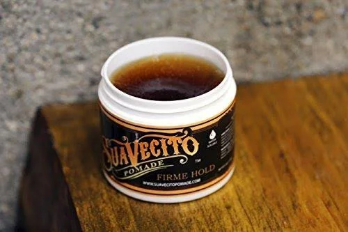 Suavecito Pomade Firme (Strong) Hold 4 oz (Pack of 3)