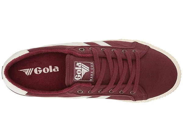 Gola Men's Tennis Mark Cox Sneakers - 10, Burgundy/Off White