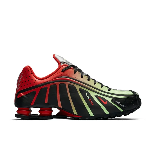 Nike Shox R4/ Neymar Jr - Black/Challenge Red/Metallic Silver Black - 11