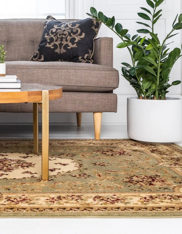 Unique Loom Phillipe Versailles Area Rug - 9& x 12& Green