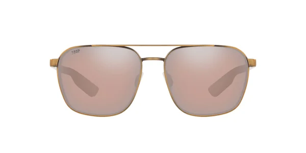 Costa Del Mar Wader 580P Polarized Sunglasses - Gold/Silver