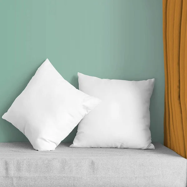 ACANVA Hypoallergenic Pillow Insert Form Cushion Sham, 22-4Pack, White, 4 Piece