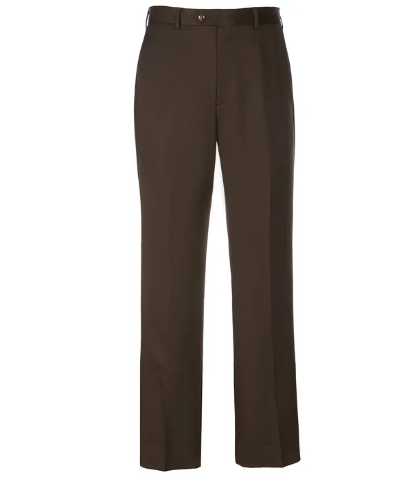 Roundtree Yorke TravelSmart Non-Iron Flat-Front Ultimate Comfort Microfiber Dress Pants - Mens, 40 29, Light Khaki - Dillard&s Ex