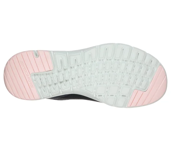 Skechers Women's Flex Appeal 3.0 Sneaker, Charcoal/Pink