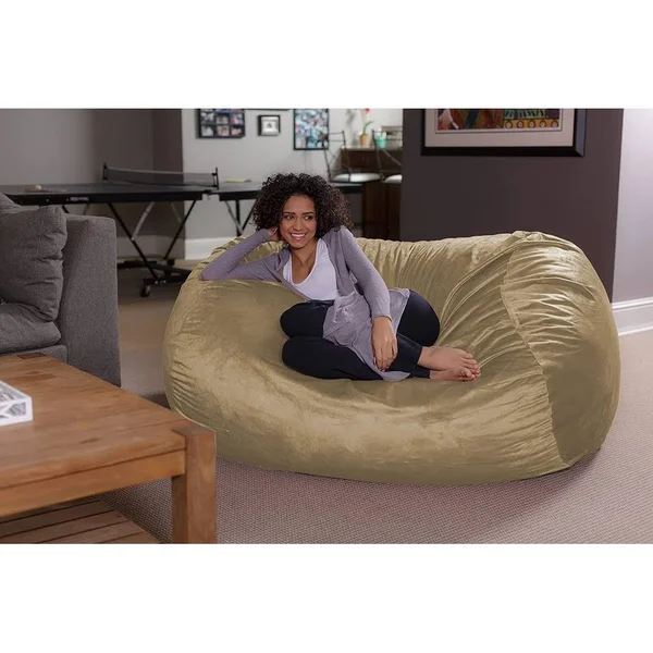 Sofa Sack - Plush Bean Bag Sofas with Super Soft Microsuede Cover - XL Memory Foam Stuffed Lounger Chairs for Kids - Adults, Coup