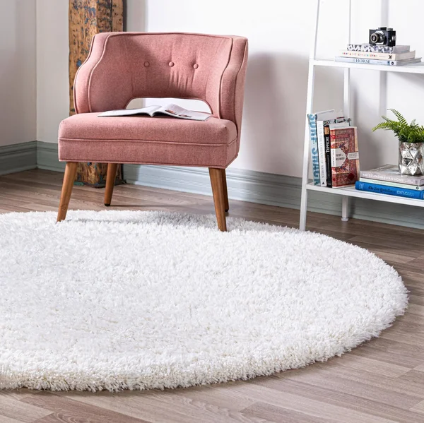 Infinity Shag Pearl 8 ft Round Area Rug