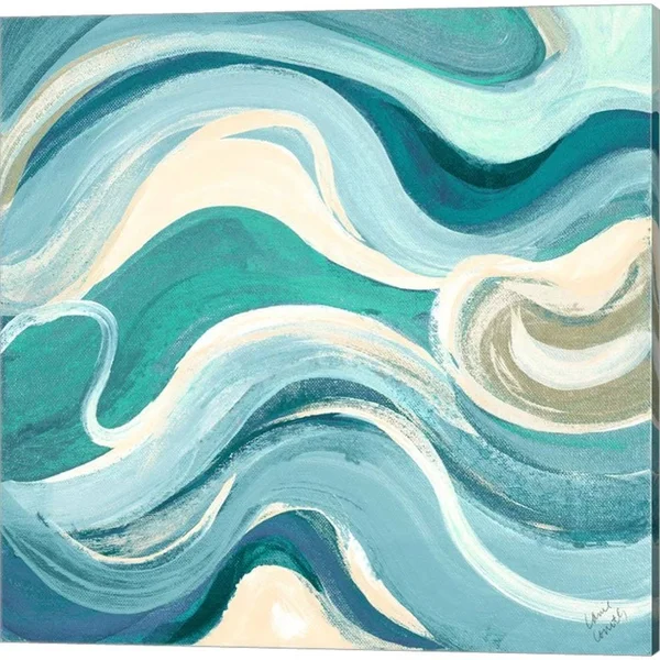 Curving Waves by Lanie Loreth, Canvas Art (Set of 2) Ivy Bronx