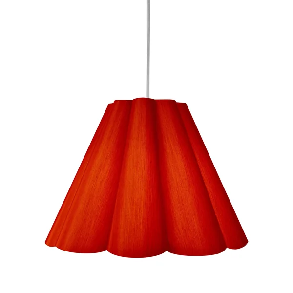 Dainolite 4 Light Kendra Pendant JTone Red MediumPolished Chrome KEN-M-795