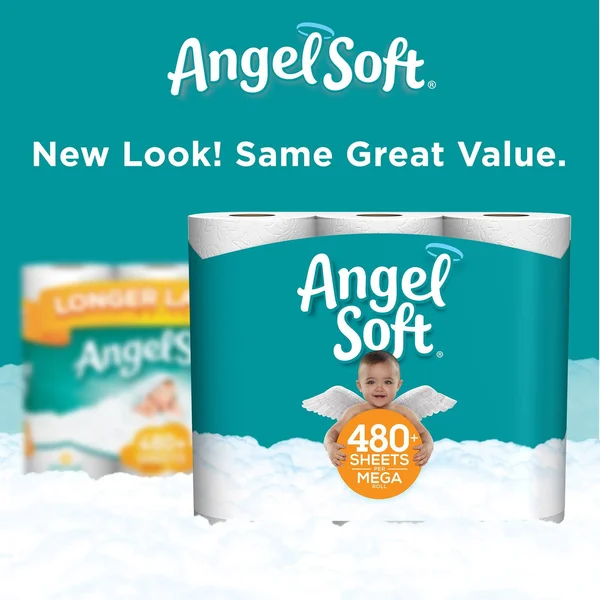 Angel Soft Toilet Paper, Mega Rolls - 36 count