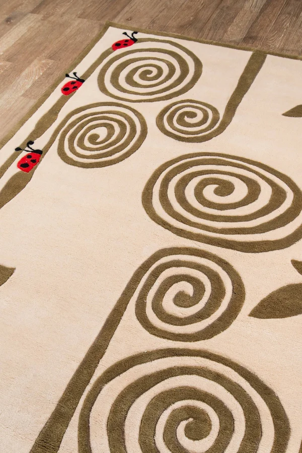 Momeni Lil Mo Whimsy Ivory 3 Rug - 5& Round