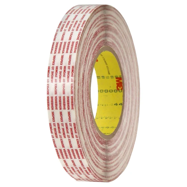 3M Double Coated Tape Extended Liner 476XL Translucent, 1 1/2 in x 60 yd
