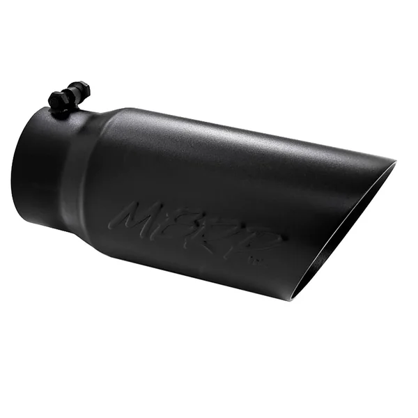 T5053BLK MBRP Black Dual Wall Angled Exhaust Tip 4x22 x 5x22 x 12x22