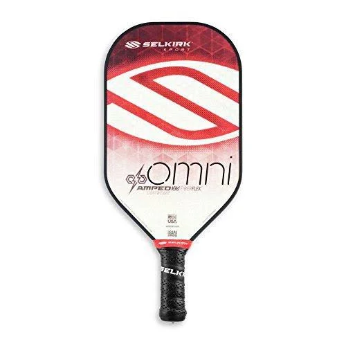Selkirk Sport Amped Omni Pickleball Paddle, Red