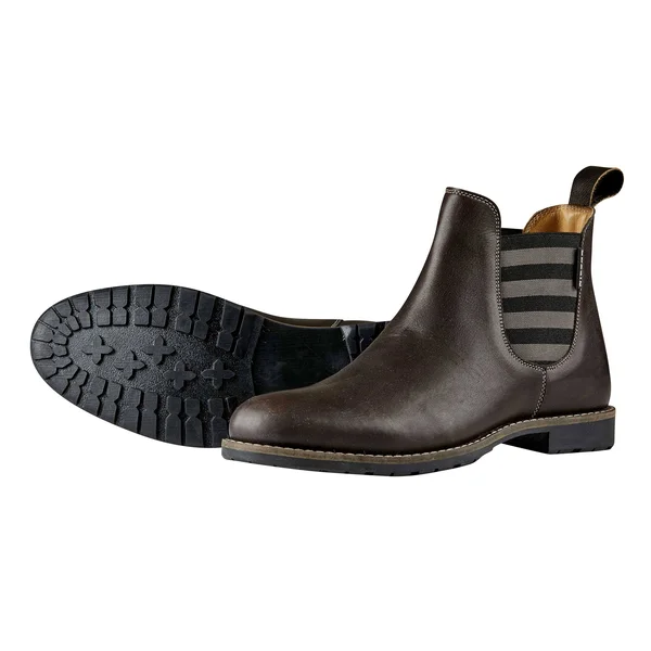 Dublin Arles Stripe Pull on Boots Brown Ladies 9.5