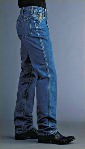 Cinch Men's &Green Label& Original Fit Dark Stonewash Jeans