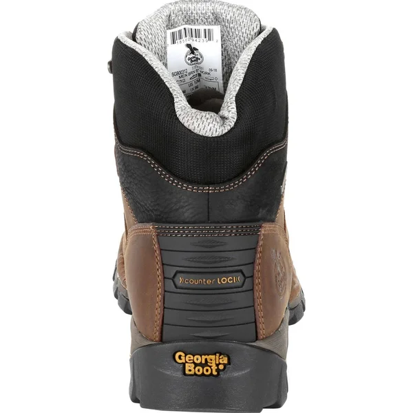 Georgia Boot Eagle One Steel Toe Work Boot, Men's, Dark Brown, Size 9, Boots